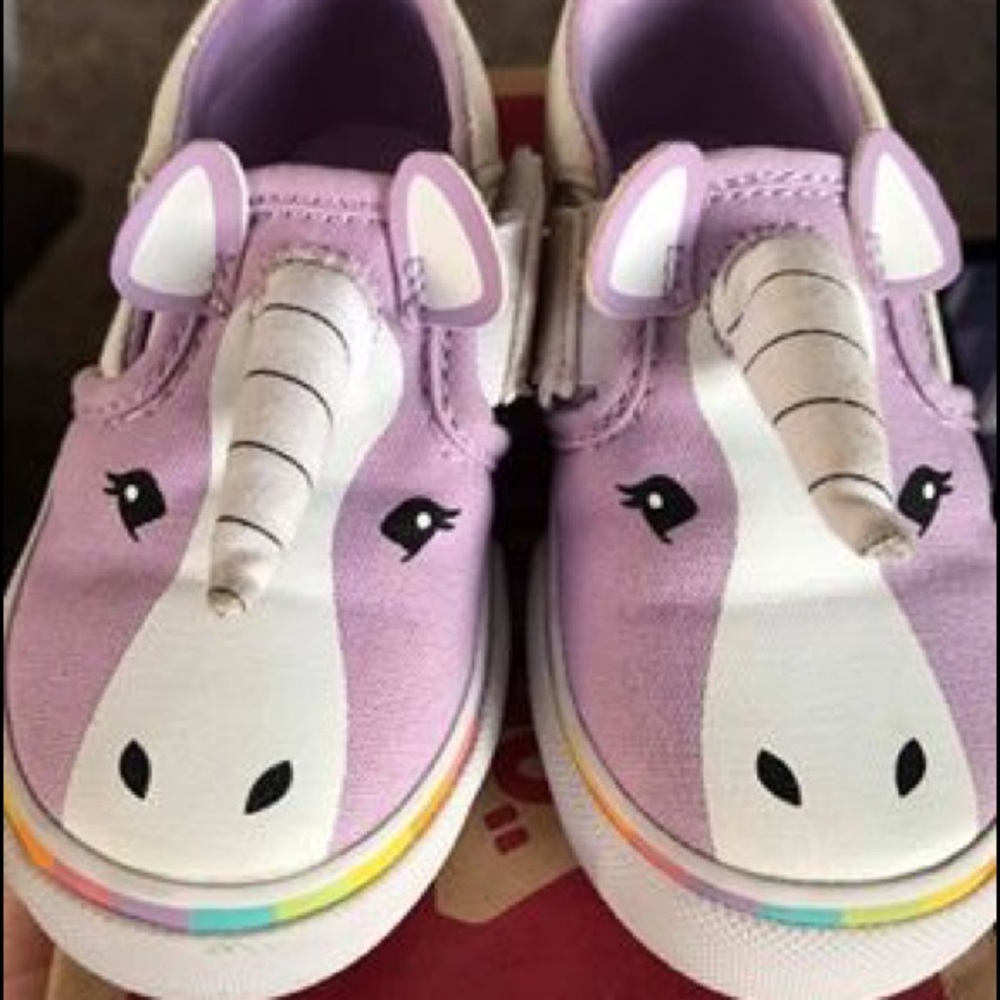 Toddler Unicorn Vans Size 6.5